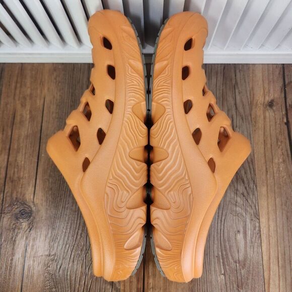 Oboz Whakata Coast Recovery Clogs Mens Sz 9 Melon Orange Slip On Comfort Sandals - Picture 5 of 10